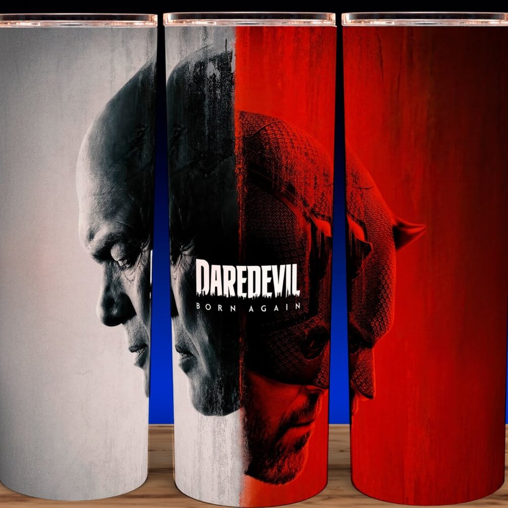 Daredevil Superhero Born Again Cup Mug Tumbler 20oz